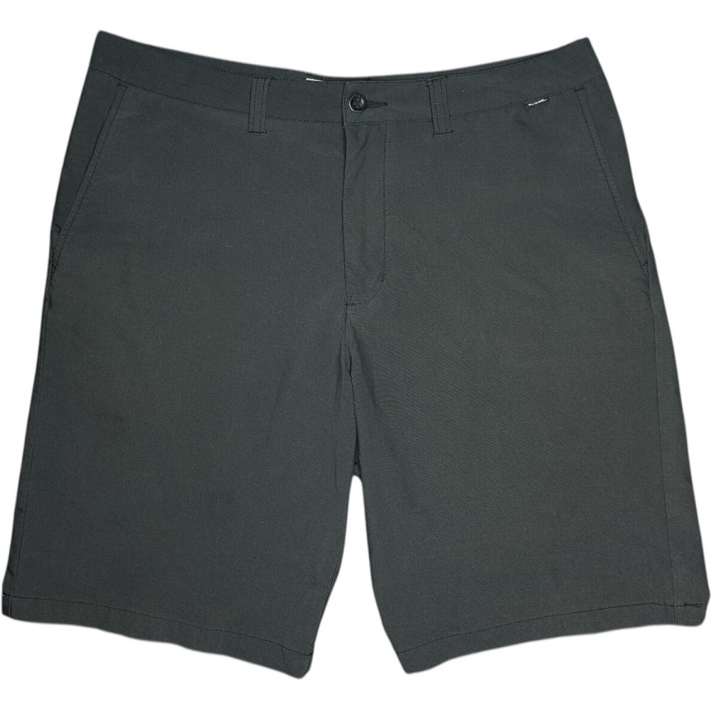 Travis‎ Matthew Men's 36 Black Golf Chino Performance Shorts Stretch 9" Inseam